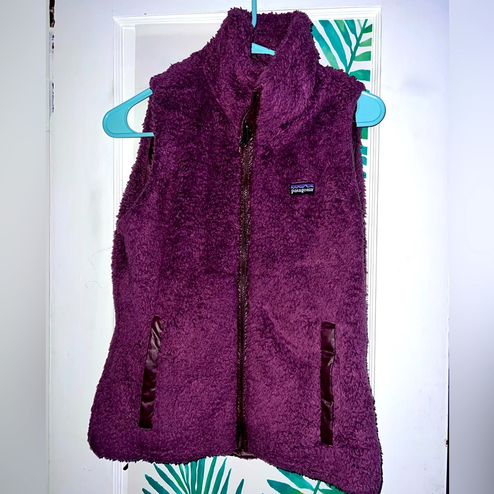Patagonia Los Gatos Wine/Bergundy Reversible Vest Women’s S